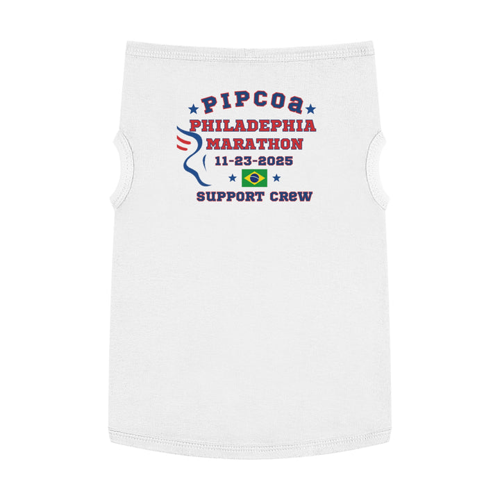 Philly Support Crew, Pet Tank Top, Marathon, Dog Support Crew, Philadelphia Dog Tank