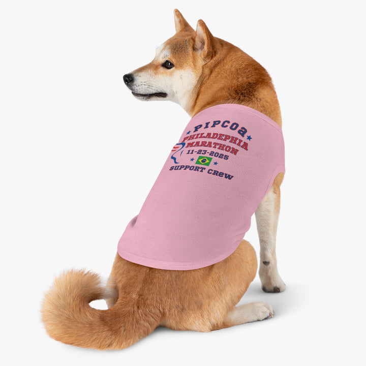 Philly Support Crew, Pet Tank Top, Marathon, Dog Support Crew, Philadelphia Dog Tank