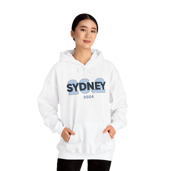 Sydney 26.2, Unisex Heavy Blend™ Hooded Sweatshirt, Marathon Hoodie, 2024 Sydney, Marathon Majors, Sydney Runner