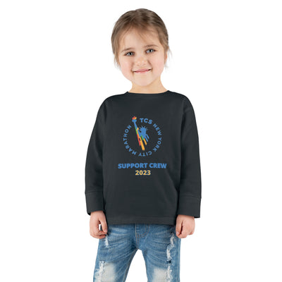NYC Marathon, NYC Toddler Long Sleeve Tee, Support Crew, New York City Support Crew Tee