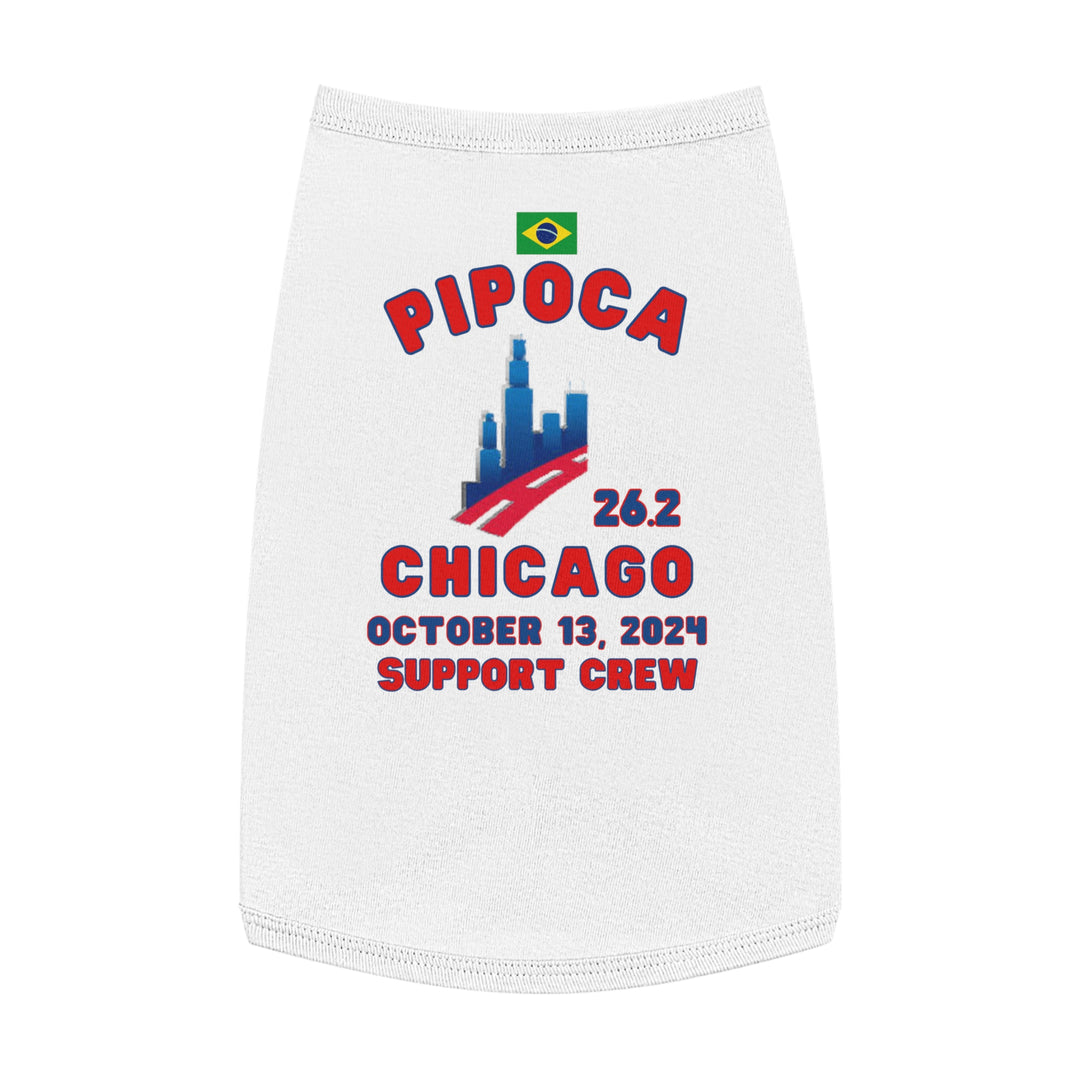 Chicago Support Crew Dog Tank, Pet Tank Top, Marathon Support Crew