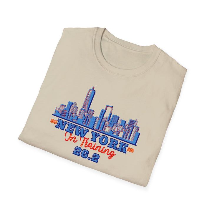 New York Runner, 26.2, Unisex Softstyle T-Shirt, 2025 NYC, Custom New York Tee, Marathon Runner Tee