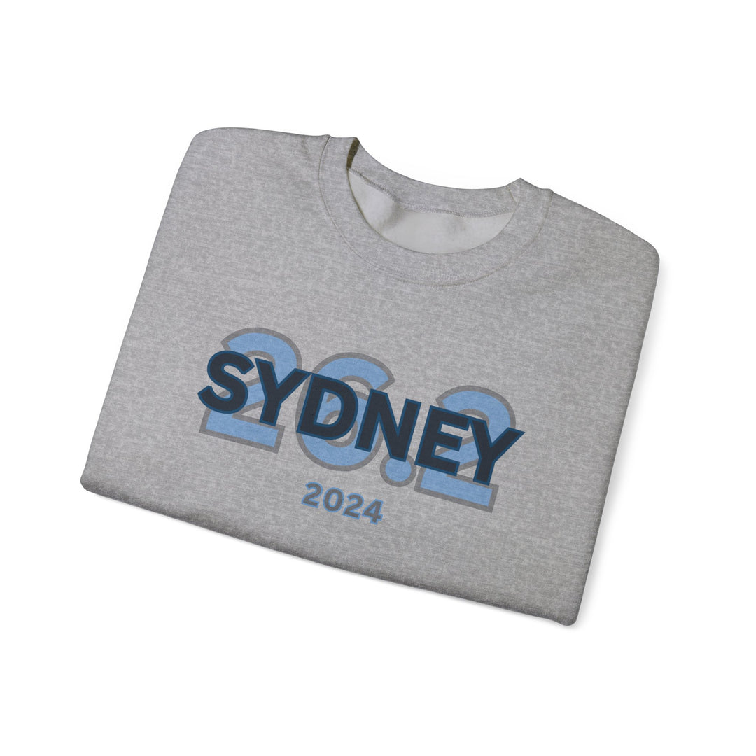 Sydney 26.2, Unisex Heavy Blend™ Crewneck Sweatshirt, Marathon Sweatshirt, Sydney Runners