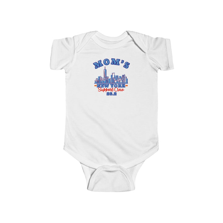 NYC Onesie, New York Infant bodysuit, NYC Support Crew, 2024, 2025, New York Baby, Mom, Dad, Family or Friend Support Crew