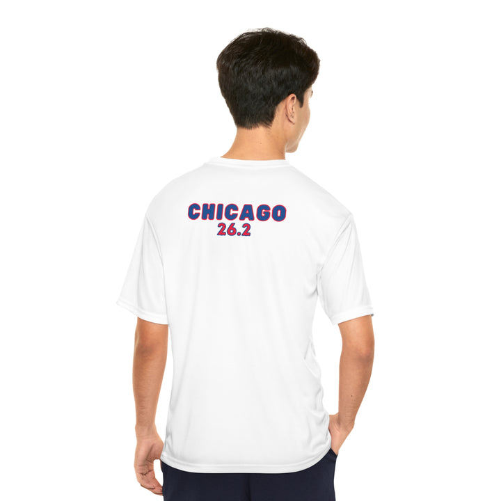 Chicago Race Day Shirt, Men's Performance Tee, Marathon Training, Chicago 26.2, Personalize Marathon Shirt, Chicago Athletic Shirt