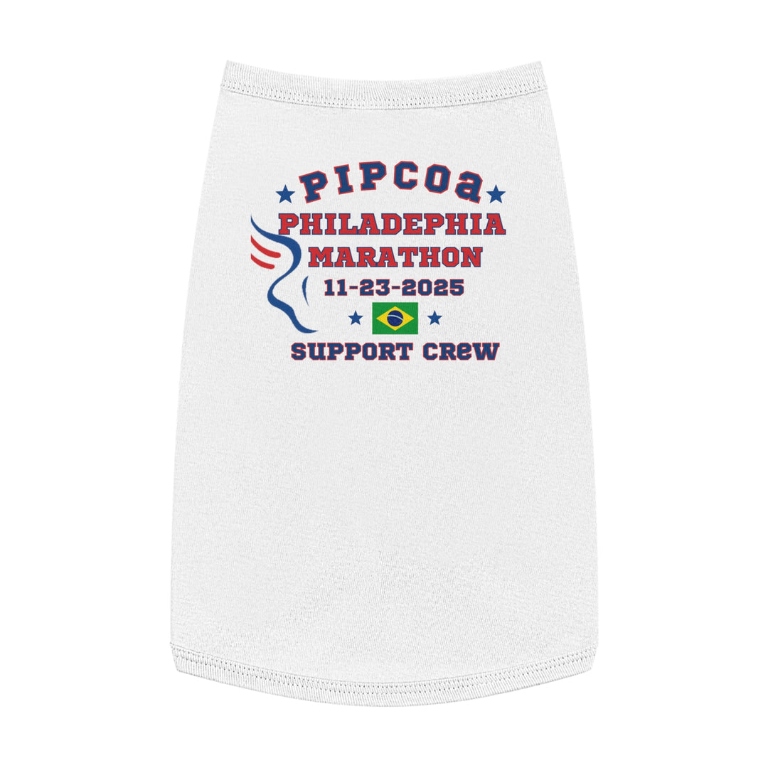 Philly Support Crew, Pet Tank Top, Marathon, Dog Support Crew, Philadelphia Dog Tank