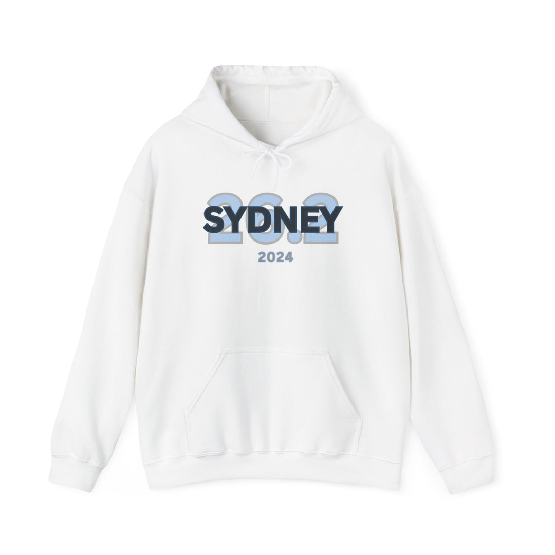 Sydney 26.2, Unisex Heavy Blend™ Hooded Sweatshirt, Marathon Hoodie, 2024 Sydney, Marathon Majors, Sydney Runner