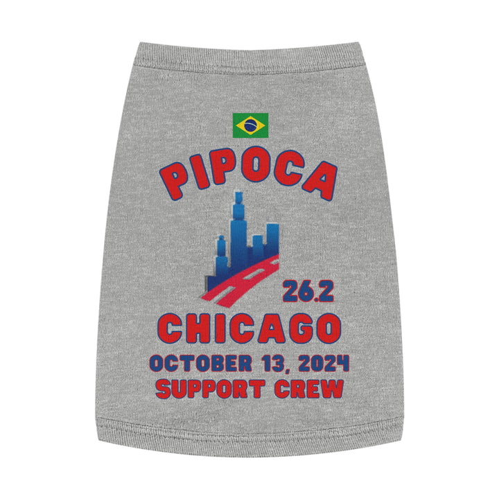 Chicago Support Crew Dog Tank, Pet Tank Top, Marathon Support Crew