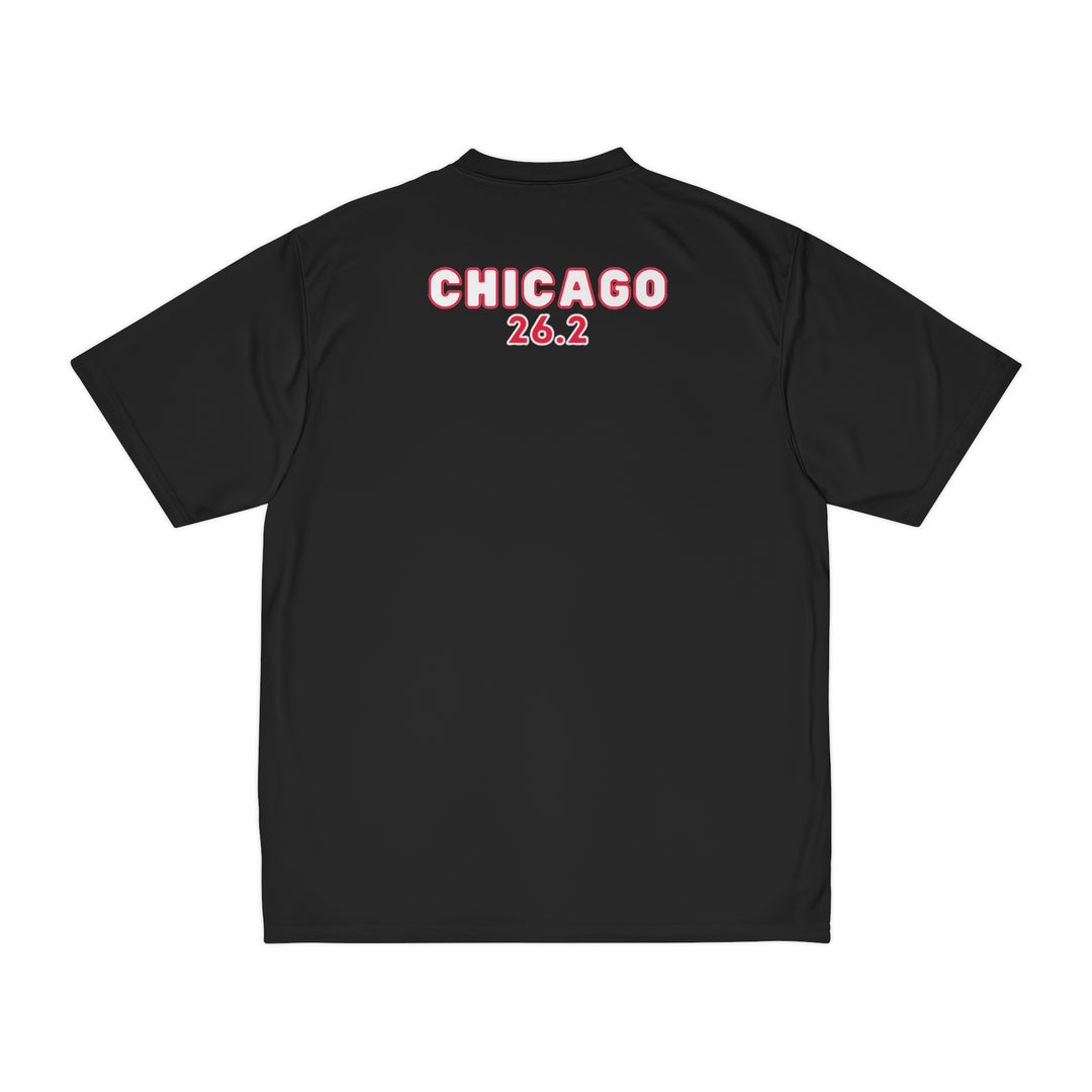 Chicago Race Day Shirt, Men's Performance Tee, Marathon Training, Chicago 26.2, Personalize Marathon Shirt, Chicago Athletic Shirt