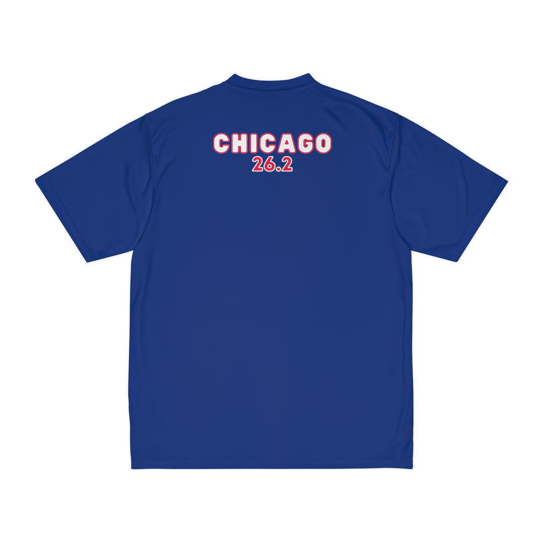 Chicago Race Day Shirt, Men's Performance Tee, Marathon Training, Chicago 26.2, Personalize Marathon Shirt, Chicago Athletic Shirt