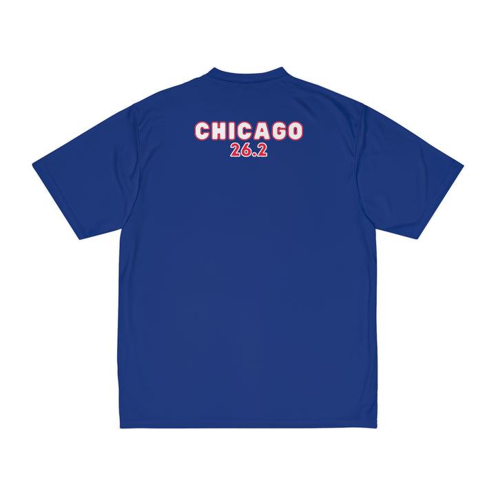 Chicago Race Day Shirt, Men's Performance Tee, Marathon Training, Chicago 26.2, Personalize Marathon Shirt, Chicago Athletic Shirt