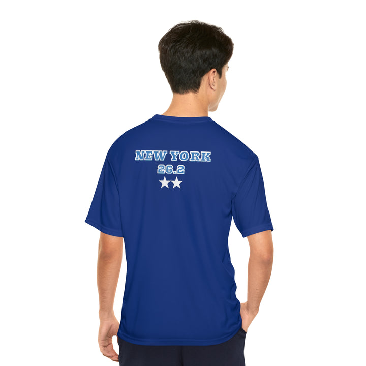 New York Race Day Shirt, Men's Performance Tee, Marathon Training, NYC 26.2, Personalize Marathon Shirt, NYC Athletic Shirt