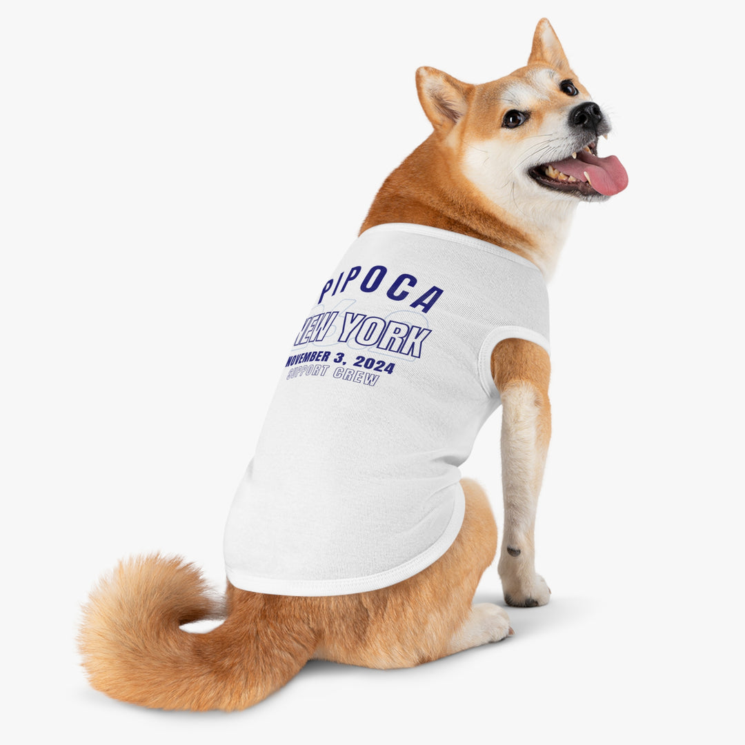 New York Support Crew Dog Tank, Pet Tank Top, Marathon Support Crew