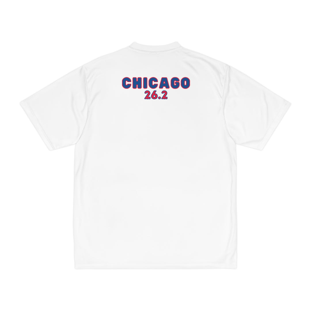 Chicago Race Day Shirt, Men's Performance Tee, Marathon Training, Chicago 26.2, Personalize Marathon Shirt, Chicago Athletic Shirt