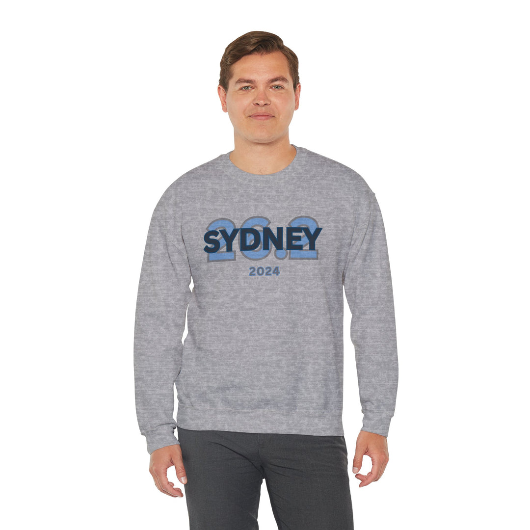 Sydney 26.2, Unisex Heavy Blend™ Crewneck Sweatshirt, Marathon Sweatshirt, Sydney Runners