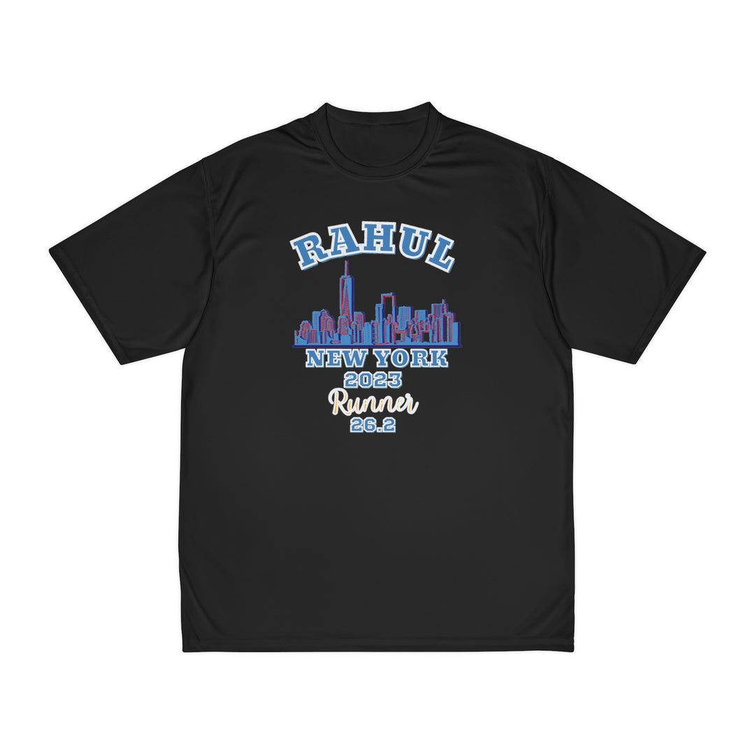 New York Race Day Shirt, Men's Performance Tee, Marathon Training, NYC 26.2, Personalize Marathon Shirt, NYC Athletic Shirt