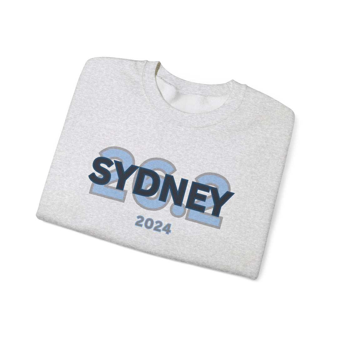 Sydney 26.2, Unisex Heavy Blend™ Crewneck Sweatshirt, Marathon Sweatshirt, Sydney Runners