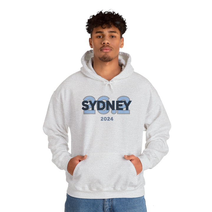 Sydney 26.2, Unisex Heavy Blend™ Hooded Sweatshirt, Marathon Hoodie, 2024 Sydney, Marathon Majors, Sydney Runner