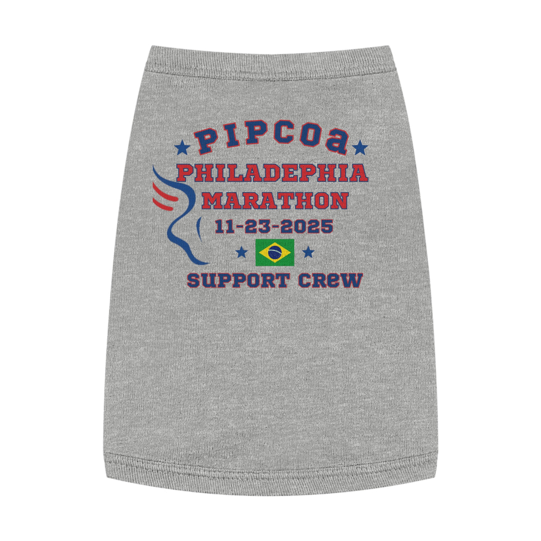 Philly Support Crew, Pet Tank Top, Marathon, Dog Support Crew, Philadelphia Dog Tank