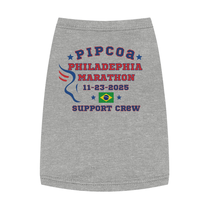 Philly Support Crew, Pet Tank Top, Marathon, Dog Support Crew, Philadelphia Dog Tank