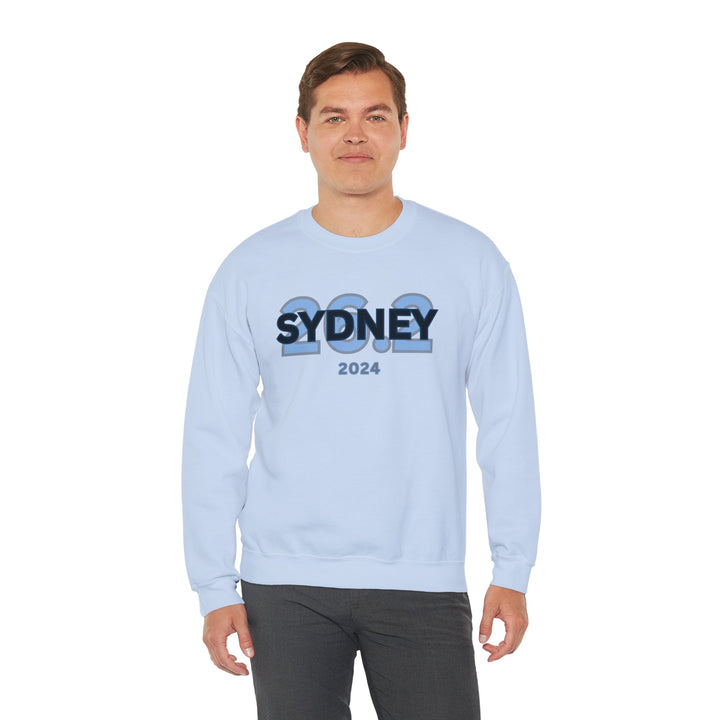 Sydney 26.2, Unisex Heavy Blend™ Crewneck Sweatshirt, Marathon Sweatshirt, Sydney Runners