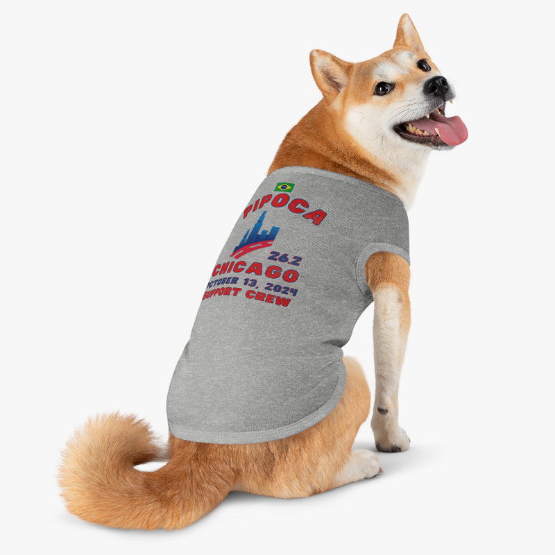 Chicago Support Crew Dog Tank, Pet Tank Top, Marathon Support Crew