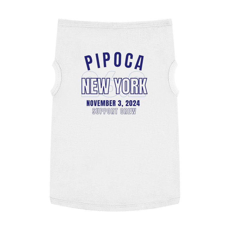 New York Support Crew Dog Tank, Pet Tank Top, Marathon Support Crew