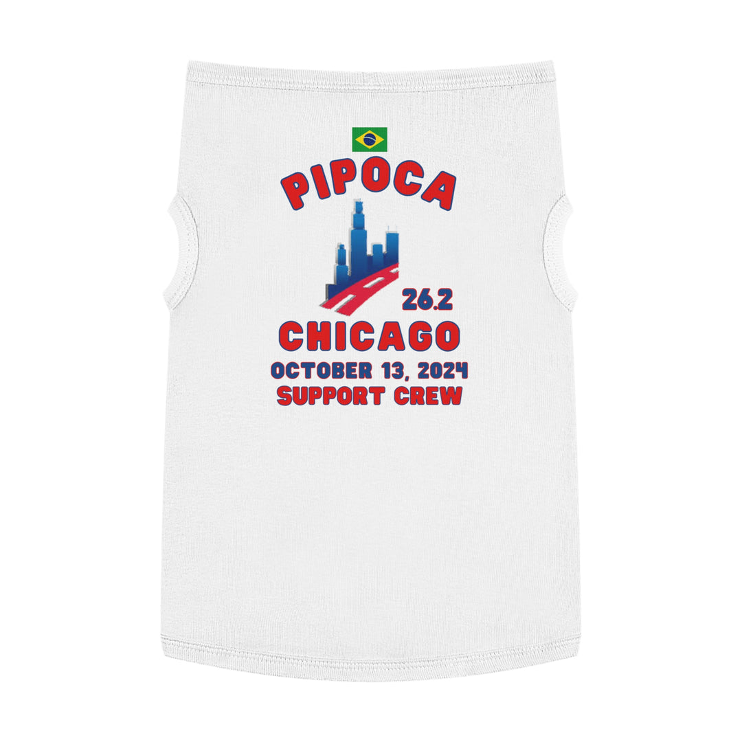 Chicago Support Crew Dog Tank, Pet Tank Top, Marathon Support Crew