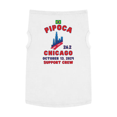 Chicago Support Crew Dog Tank, Pet Tank Top, Marathon Support Crew