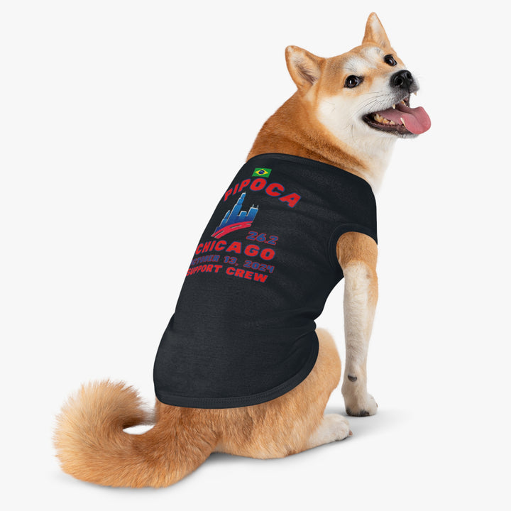 Chicago Support Crew Dog Tank, Pet Tank Top, Marathon Support Crew