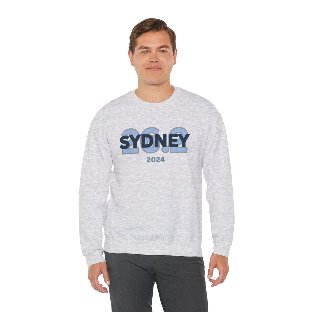 Sydney 26.2, Unisex Heavy Blend™ Crewneck Sweatshirt, Marathon Sweatshirt, Sydney Runners