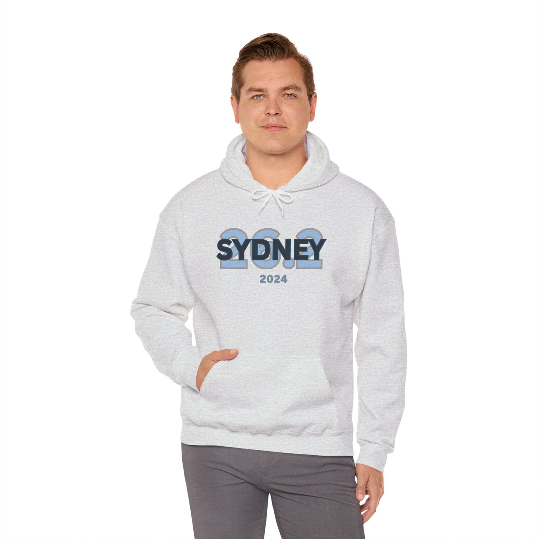 Sydney 26.2, Unisex Heavy Blend™ Hooded Sweatshirt, Marathon Hoodie, 2024 Sydney, Marathon Majors, Sydney Runner