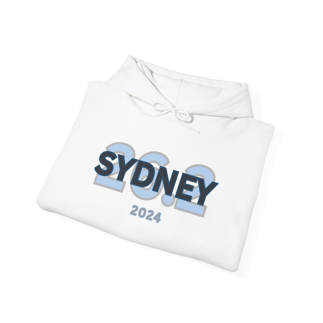 Sydney 26.2, Unisex Heavy Blend™ Hooded Sweatshirt, Marathon Hoodie, 2024 Sydney, Marathon Majors, Sydney Runner