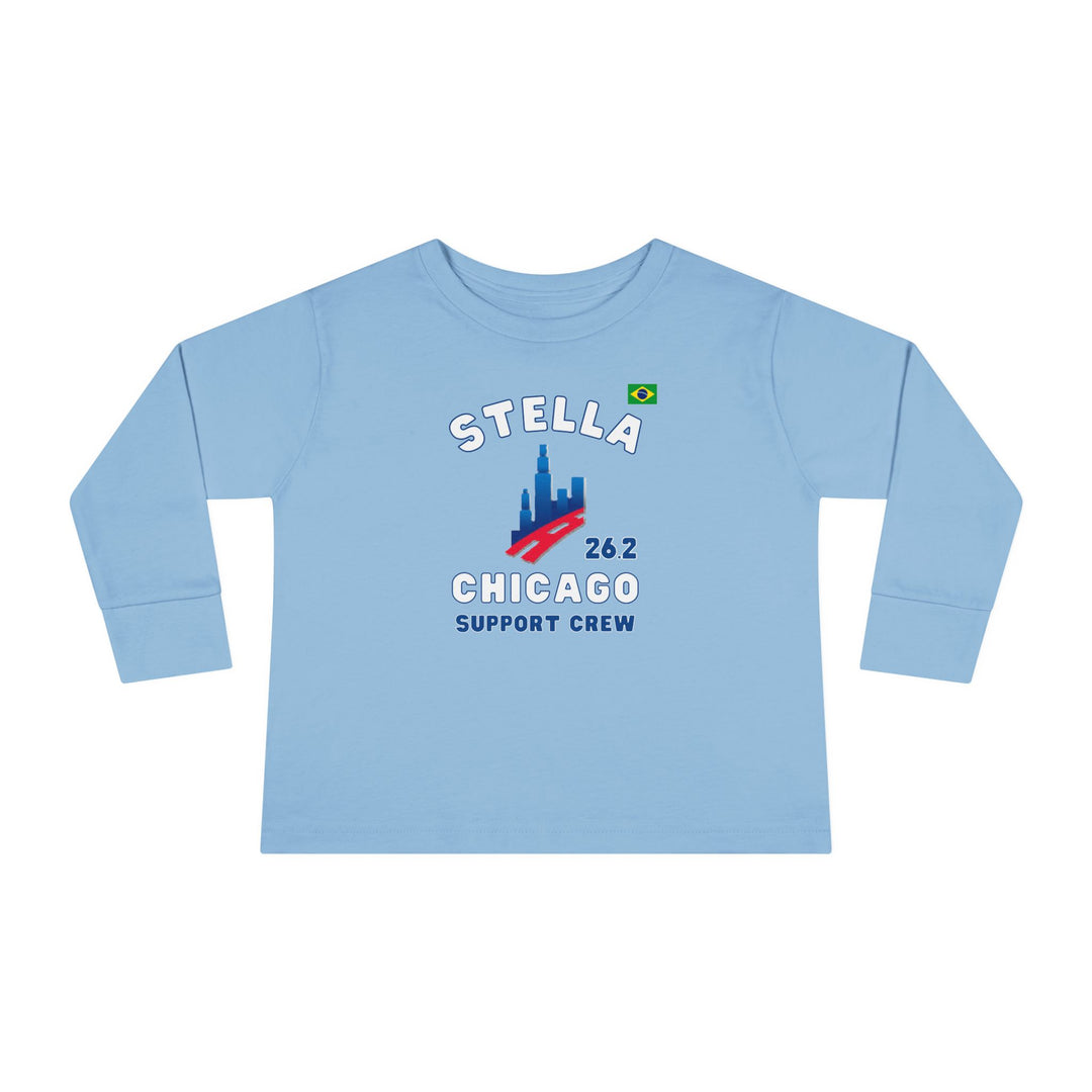 Chicago Support Crew, Toddler Long Sleeve Tee, Marathon T-shirt