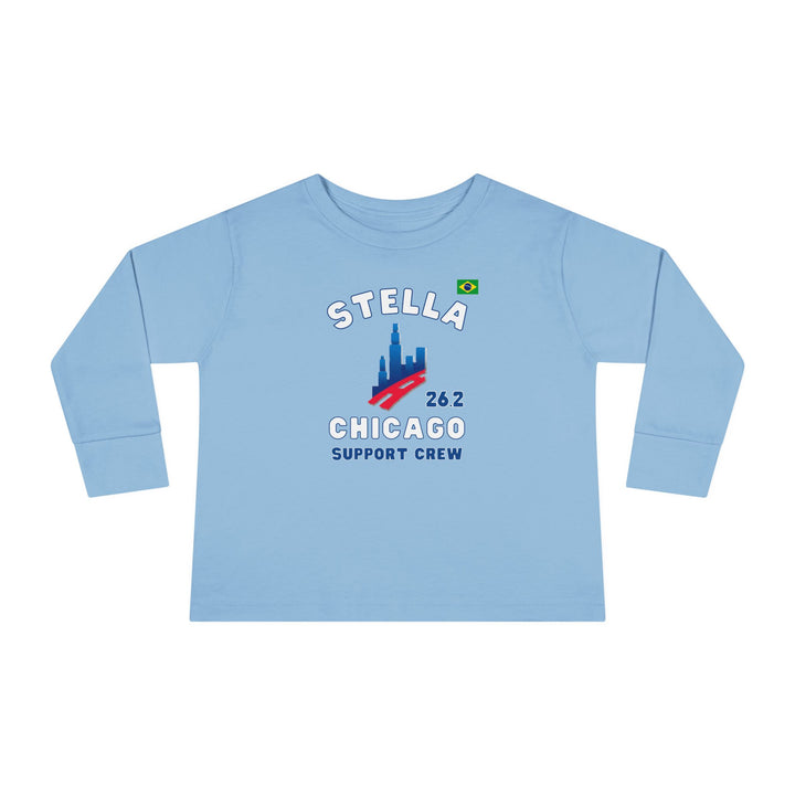 Chicago Support Crew, Toddler Long Sleeve Tee, Marathon T-shirt