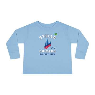 Chicago Support Crew, Toddler Long Sleeve Tee, Marathon T-shirt