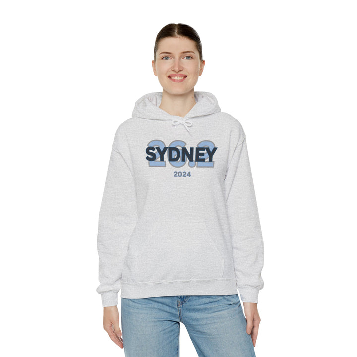 Sydney 26.2, Unisex Heavy Blend™ Hooded Sweatshirt, Marathon Hoodie, 2024 Sydney, Marathon Majors, Sydney Runner