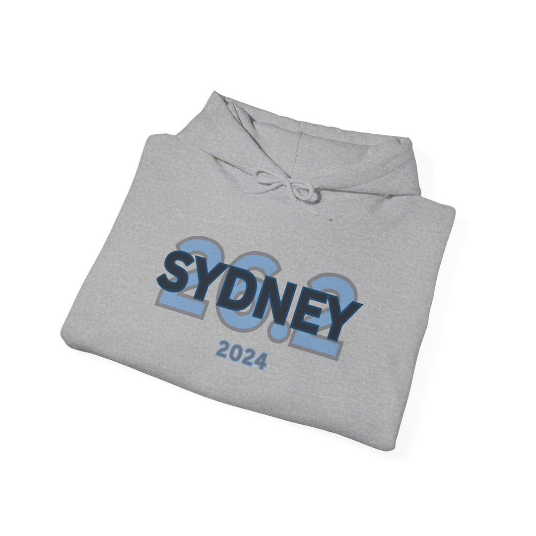 Sydney 26.2, Unisex Heavy Blend™ Hooded Sweatshirt, Marathon Hoodie, 2024 Sydney, Marathon Majors, Sydney Runner