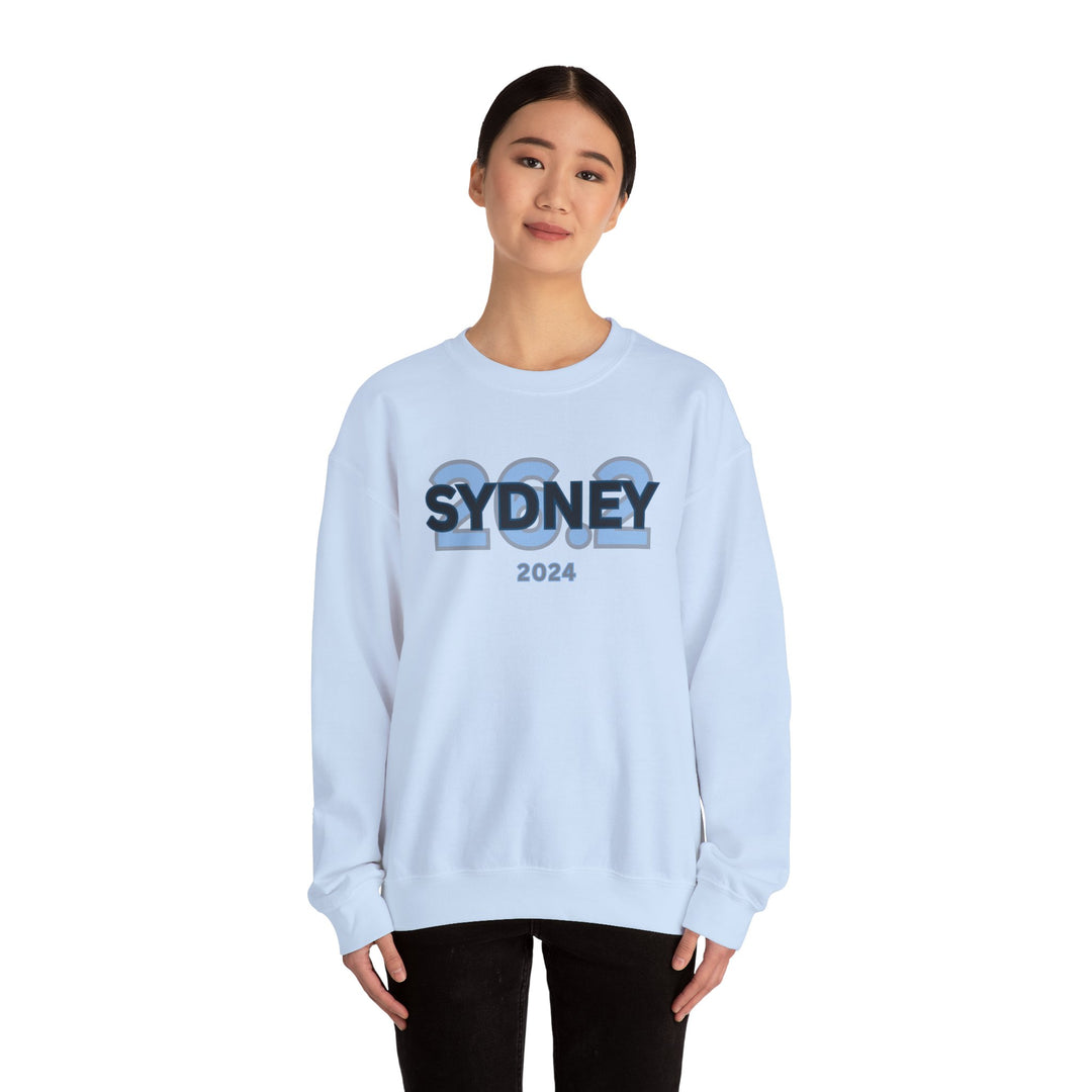 Sydney 26.2, Unisex Heavy Blend™ Crewneck Sweatshirt, Marathon Sweatshirt, Sydney Runners