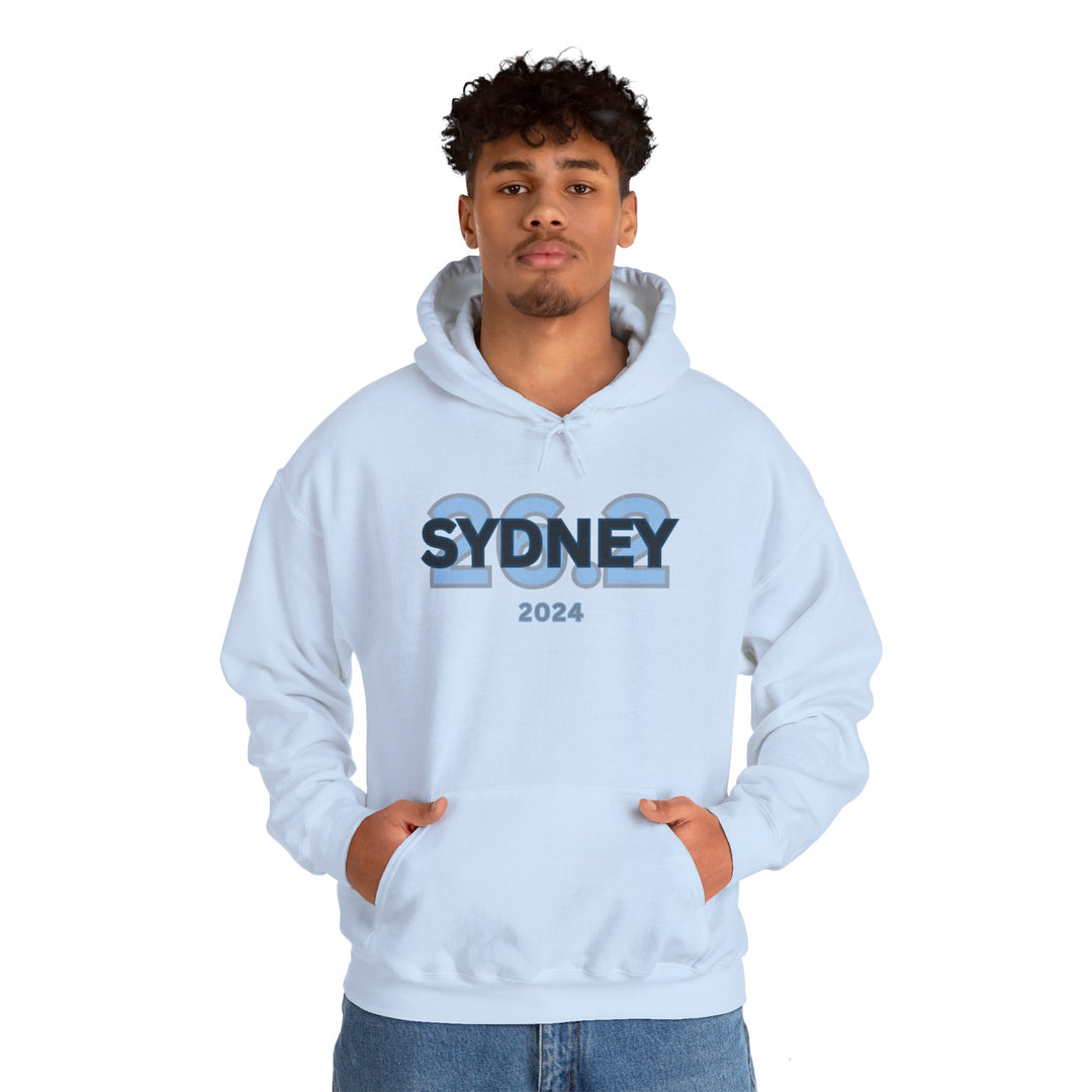 Sydney 26.2, Unisex Heavy Blend™ Hooded Sweatshirt, Marathon Hoodie, 2024 Sydney, Marathon Majors, Sydney Runner