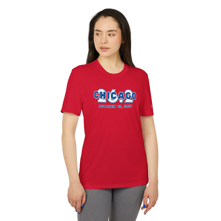 Chicago, 26.2, Adidas® Unisex Sport T-shirt, Marathon, Chicago Adidas Tee, Chicago Runner, 2024