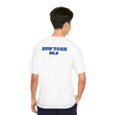 NYC Race Day Shirt, Men's Performance Tee, Marathon Training, NYC 26.2, Personalize Marathon Shirt, NYC Athletic Shirt