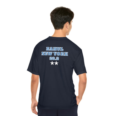 NYC Race Day Shirt, Men's Performance Tee, Marathon Training, NYC 26.2, Personalize Marathon Shirt, NYC Athletic Shirt