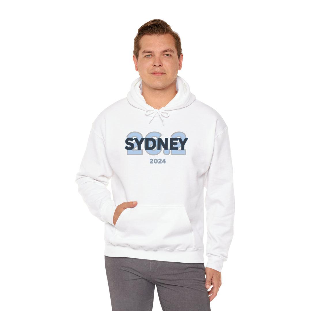 Sydney 26.2, Unisex Heavy Blend™ Hooded Sweatshirt, Marathon Hoodie, 2024 Sydney, Marathon Majors, Sydney Runner