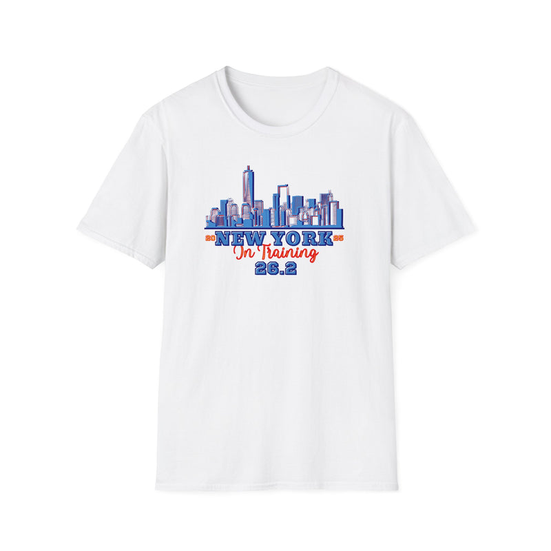 New York Runner, 26.2, Unisex Softstyle T-Shirt, 2025 NYC, Custom New York Tee, Marathon Runner Tee