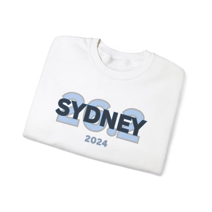 Sydney 26.2, Unisex Heavy Blend™ Crewneck Sweatshirt, Marathon Sweatshirt, Sydney Runners