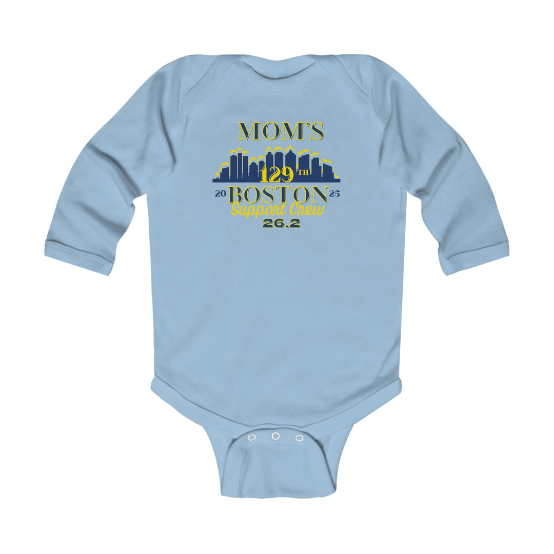 Boston, Boston Infant Long Sleeve Onesie, Boston Support Crew, Infant Support Crew Tee, 2023 Boston Runner