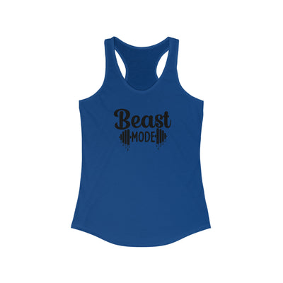 BEAST Mode Tank, Women's Ideal Racerback Tank, Gym Tank, Funny Workout Tank