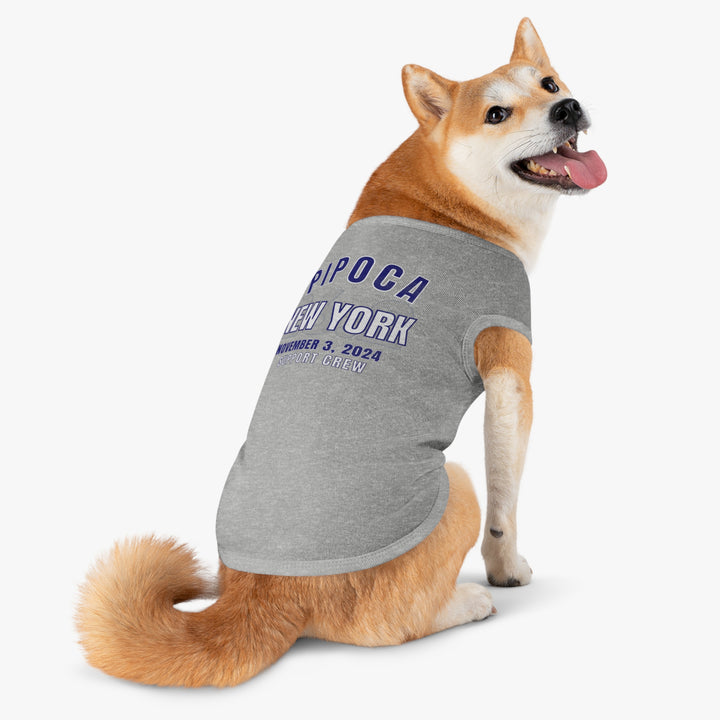 New York Support Crew Dog Tank, Pet Tank Top, Marathon Support Crew