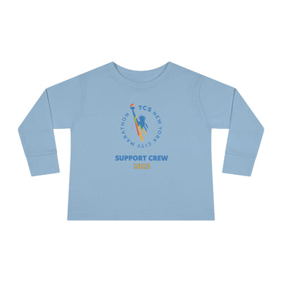 NYC Marathon, NYC Toddler Long Sleeve Tee, Support Crew, New York City Support Crew Tee
